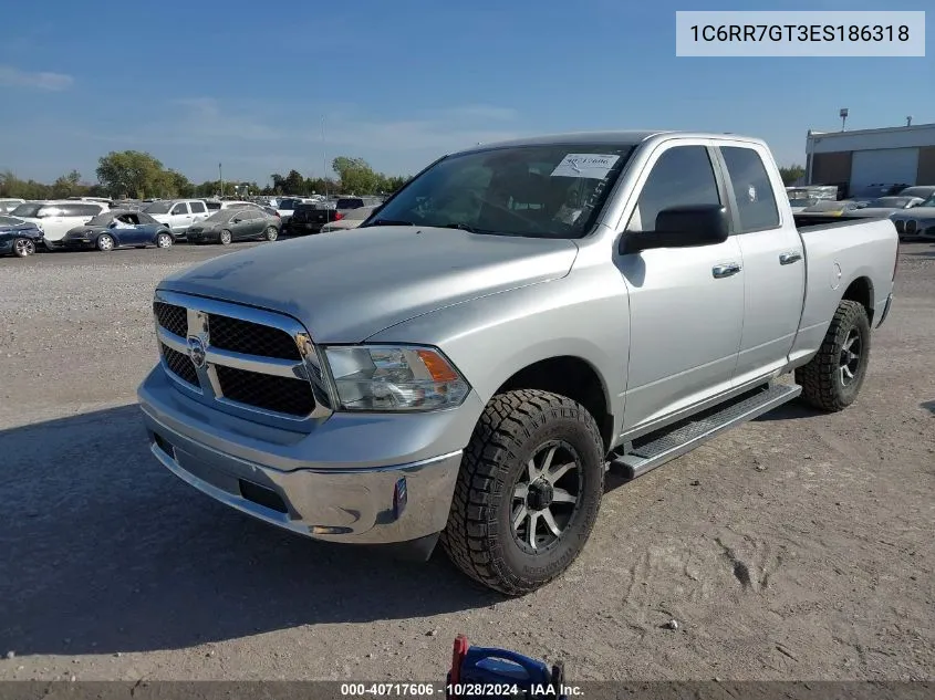 2014 Ram 1500 Slt VIN: 1C6RR7GT3ES186318 Lot: 40717606