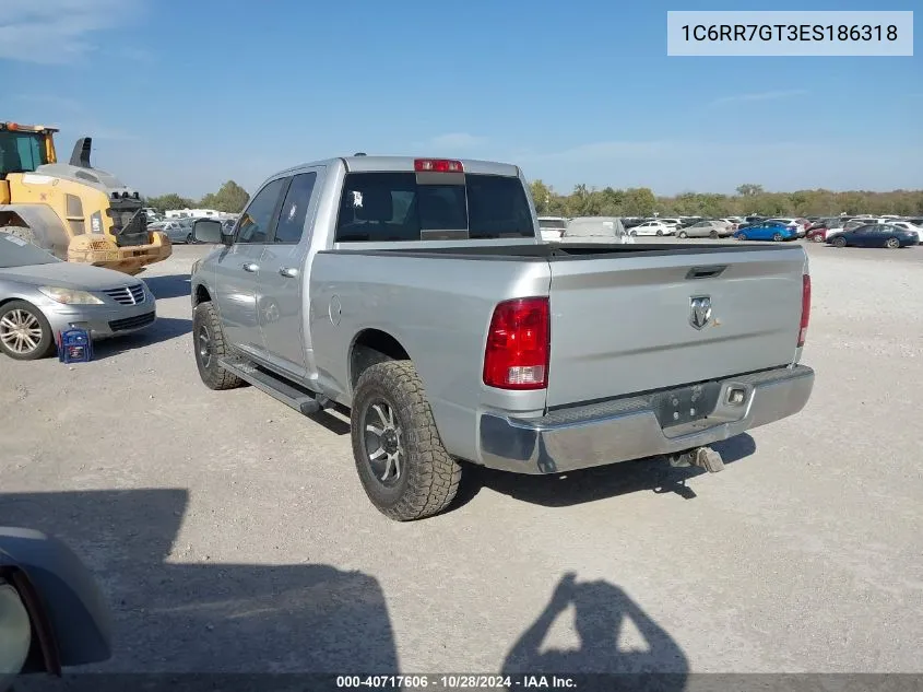 2014 Ram 1500 Slt VIN: 1C6RR7GT3ES186318 Lot: 40717606