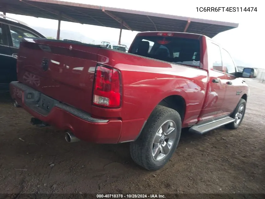 2014 Ram 1500 Express VIN: 1C6RR6FT4ES114474 Lot: 40718378