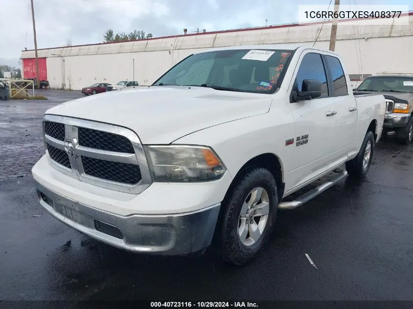 2014 Ram 1500 Slt VIN: 1C6RR6GTXES408377 Lot: 40723116