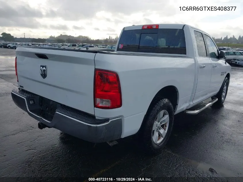 2014 Ram 1500 Slt VIN: 1C6RR6GTXES408377 Lot: 40723116