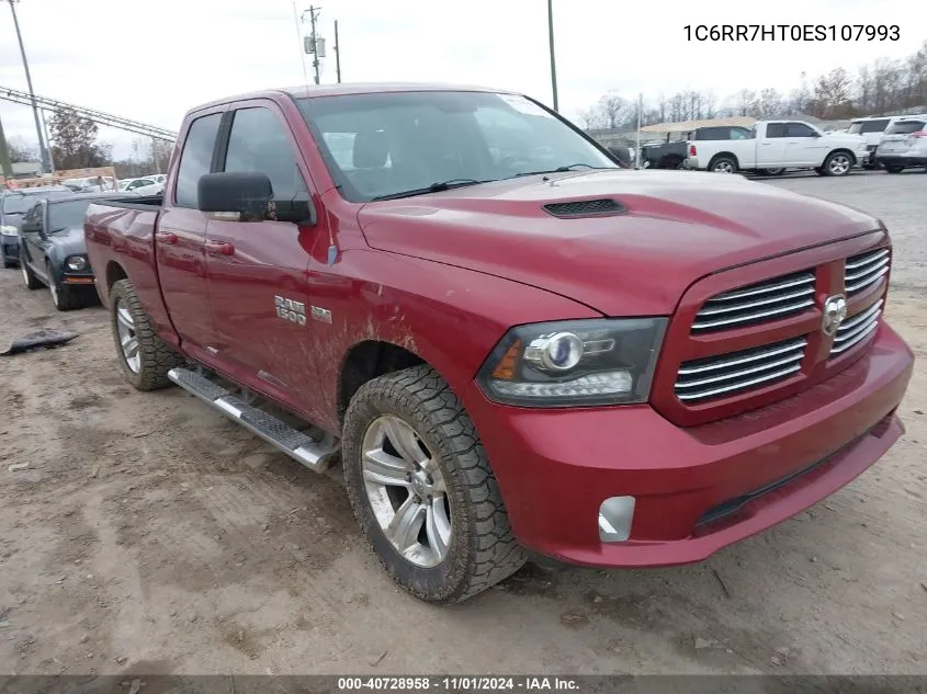 2014 Ram 1500 Sport VIN: 1C6RR7HT0ES107993 Lot: 40728958