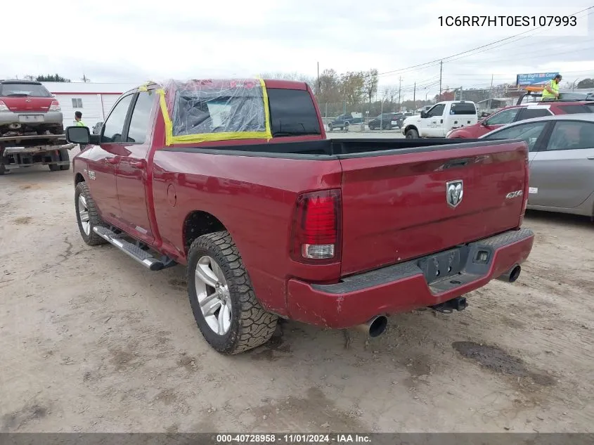 2014 Ram 1500 Sport VIN: 1C6RR7HT0ES107993 Lot: 40728958