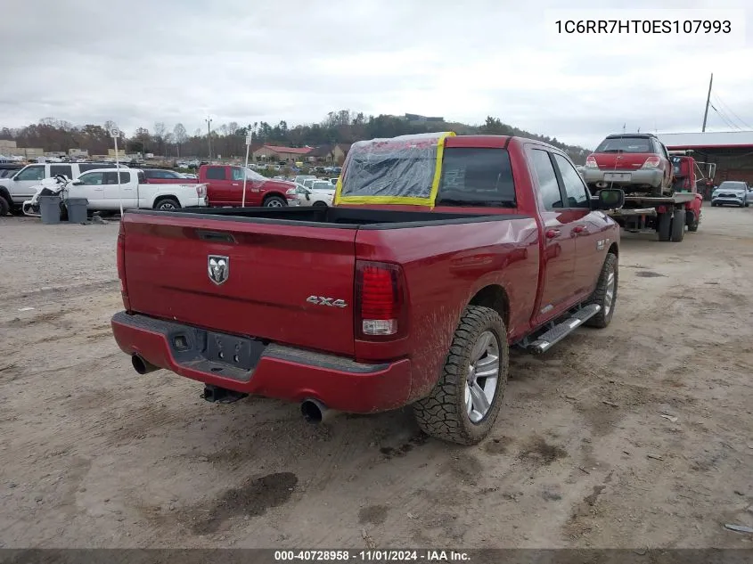 2014 Ram 1500 Sport VIN: 1C6RR7HT0ES107993 Lot: 40728958