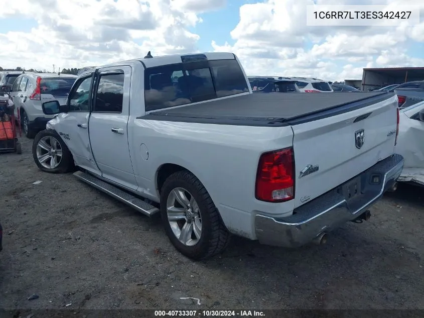 2014 Ram 1500 Big Horn VIN: 1C6RR7LT3ES342427 Lot: 40733307