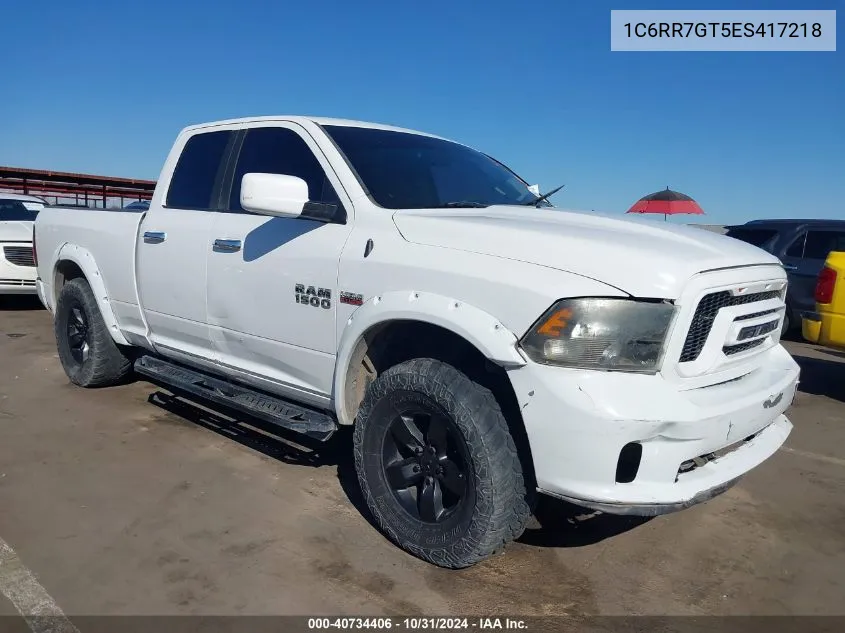 2014 Ram 1500 Slt VIN: 1C6RR7GT5ES417218 Lot: 40734406