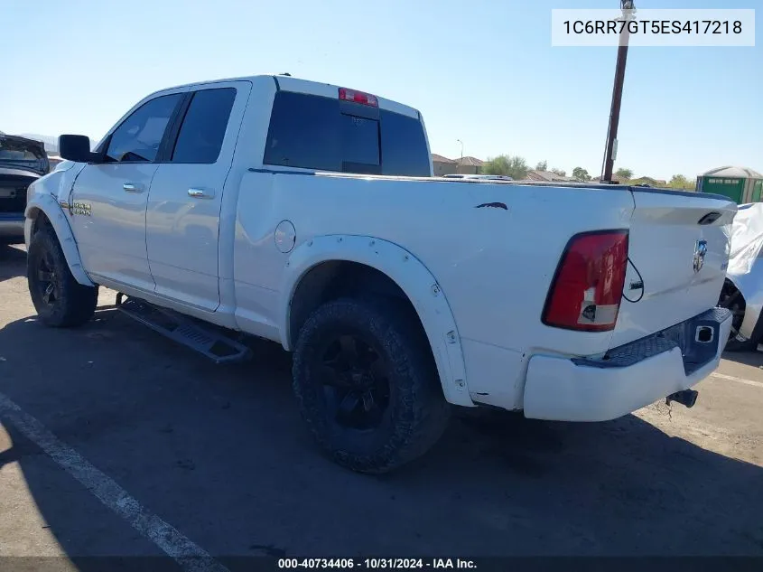 2014 Ram 1500 Slt VIN: 1C6RR7GT5ES417218 Lot: 40734406