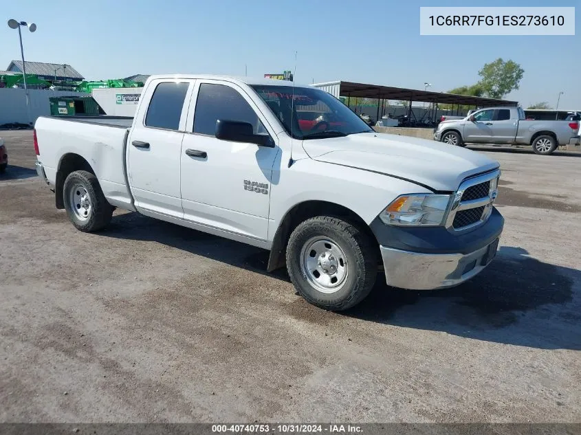 2014 Ram 1500 St VIN: 1C6RR7FG1ES273610 Lot: 40740753