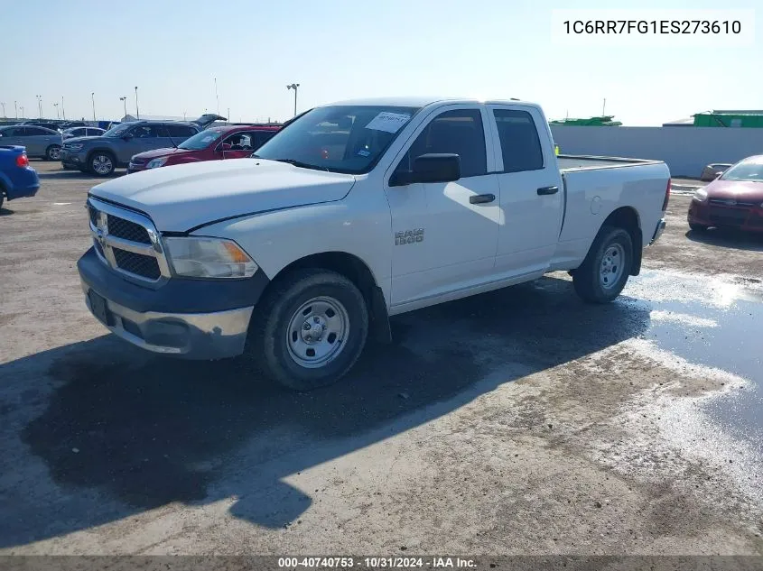 2014 Ram 1500 St VIN: 1C6RR7FG1ES273610 Lot: 40740753