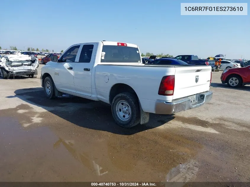 2014 Ram 1500 St VIN: 1C6RR7FG1ES273610 Lot: 40740753