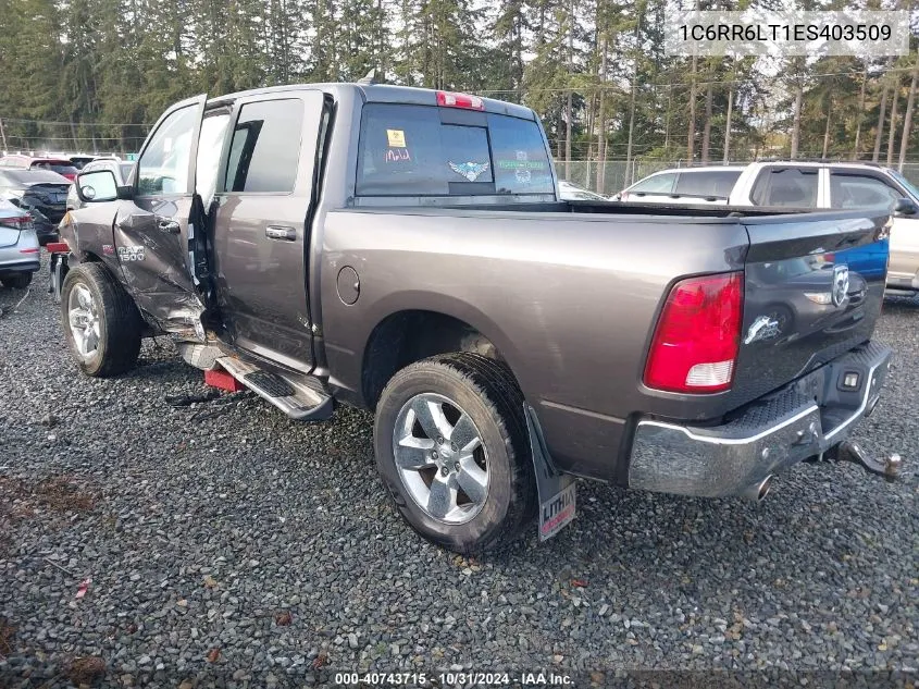 2014 Ram 1500 Big Horn VIN: 1C6RR6LT1ES403509 Lot: 40743715