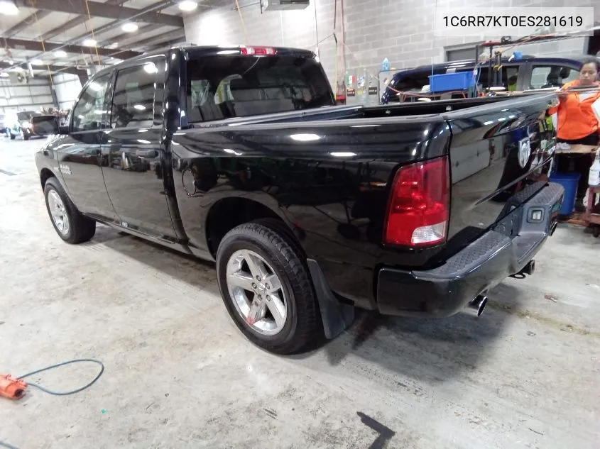 2014 Ram 1500 Express VIN: 1C6RR7KT0ES281619 Lot: 40757220