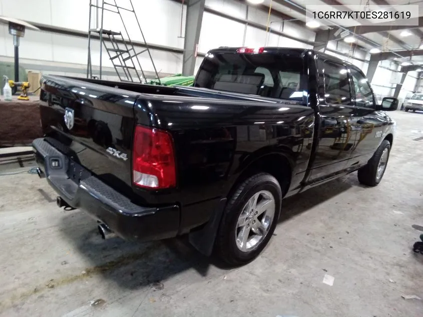 2014 Ram 1500 Express VIN: 1C6RR7KT0ES281619 Lot: 40757220