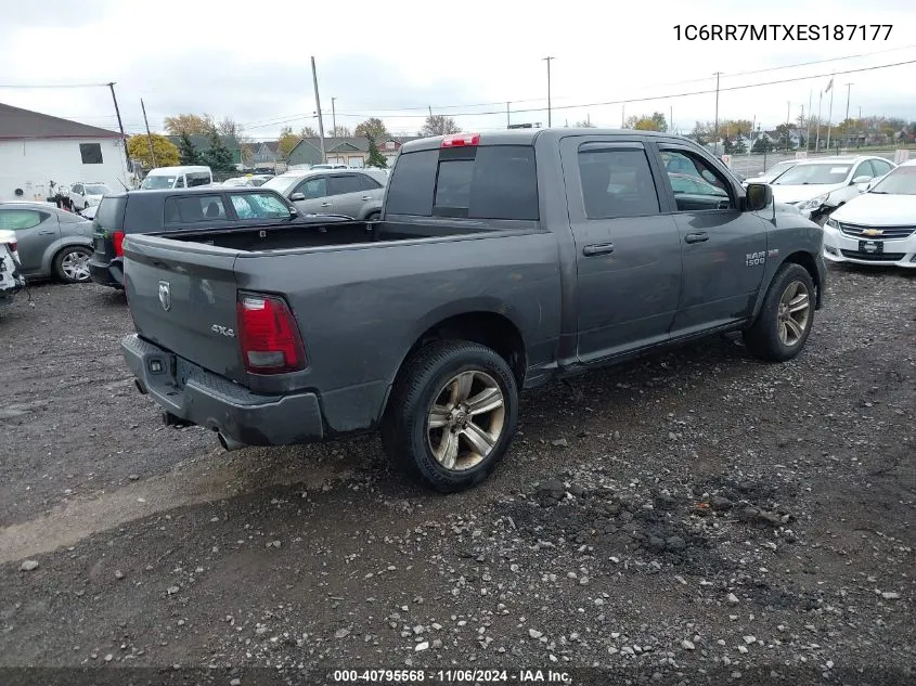 2014 Ram 1500 Sport VIN: 1C6RR7MTXES187177 Lot: 40795568