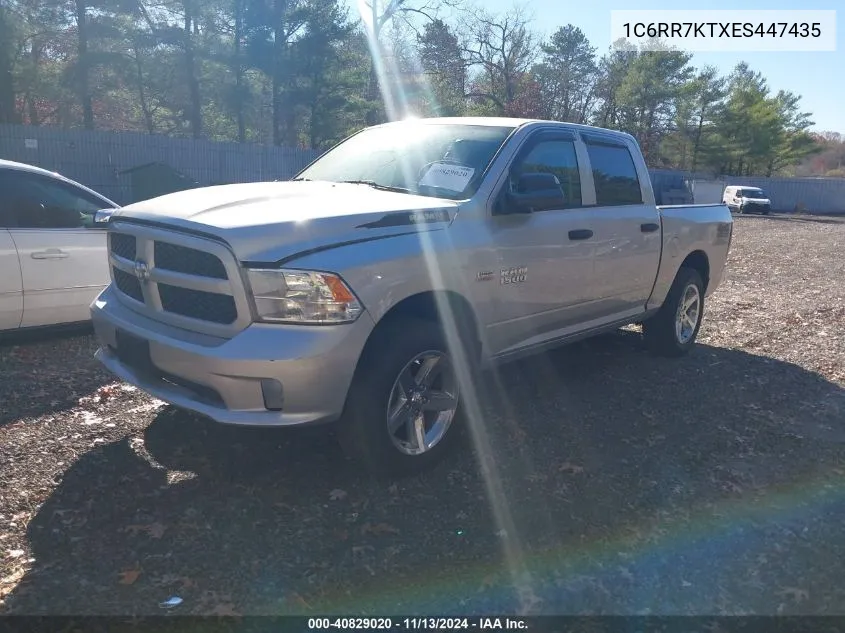 2014 Ram 1500 Express VIN: 1C6RR7KTXES447435 Lot: 40829020