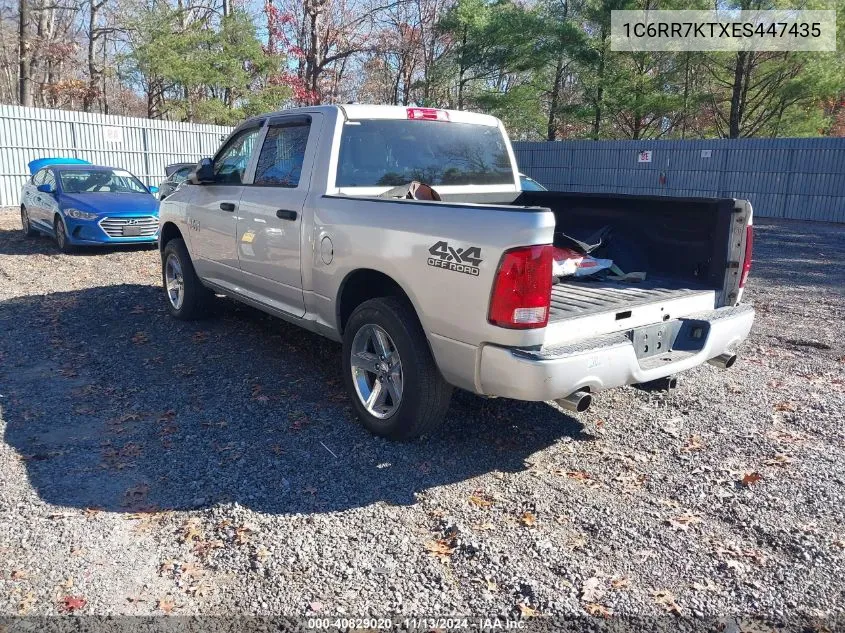 2014 Ram 1500 Express VIN: 1C6RR7KTXES447435 Lot: 40829020