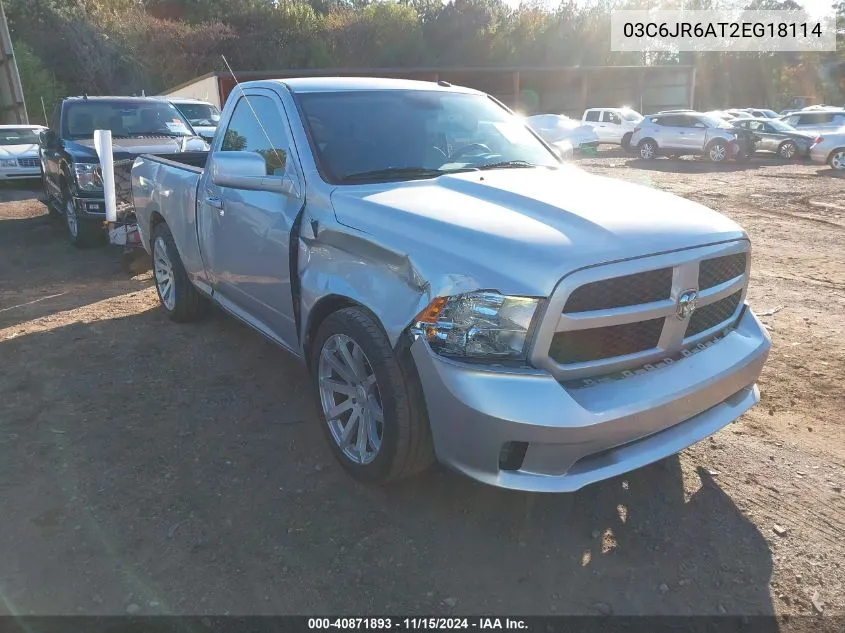 2014 Ram 1500 Tradesman VIN: 03C6JR6AT2EG18114 Lot: 40871893