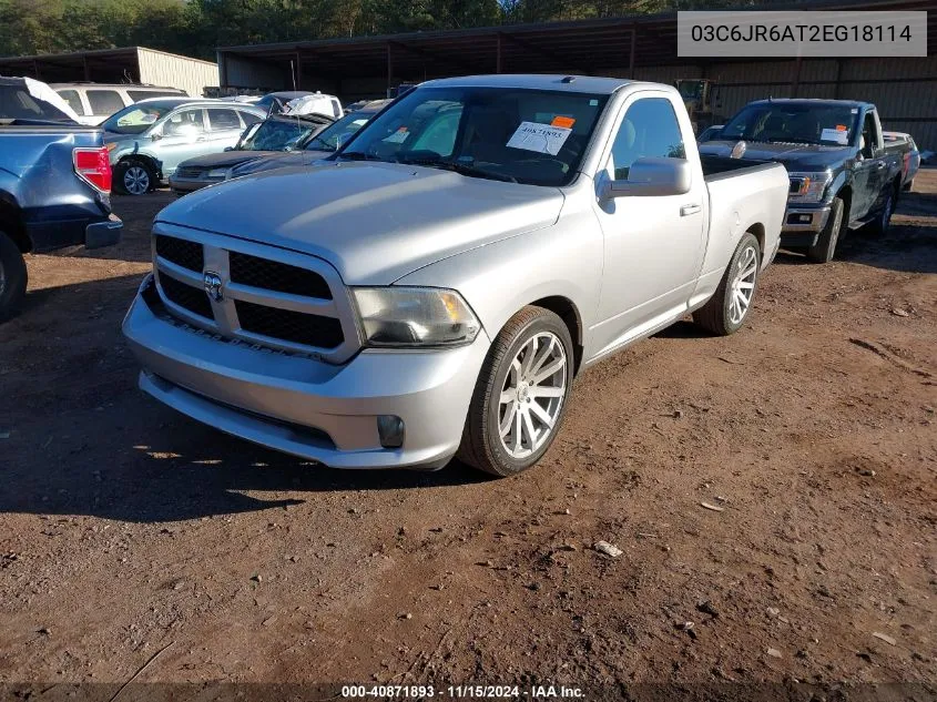 2014 Ram 1500 Tradesman VIN: 03C6JR6AT2EG18114 Lot: 40871893