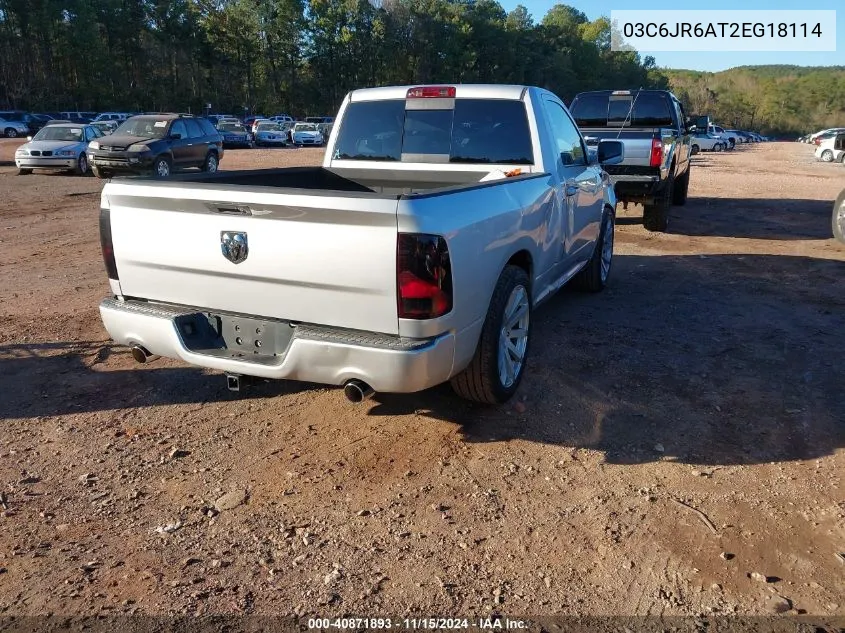 2014 Ram 1500 Tradesman VIN: 03C6JR6AT2EG18114 Lot: 40871893