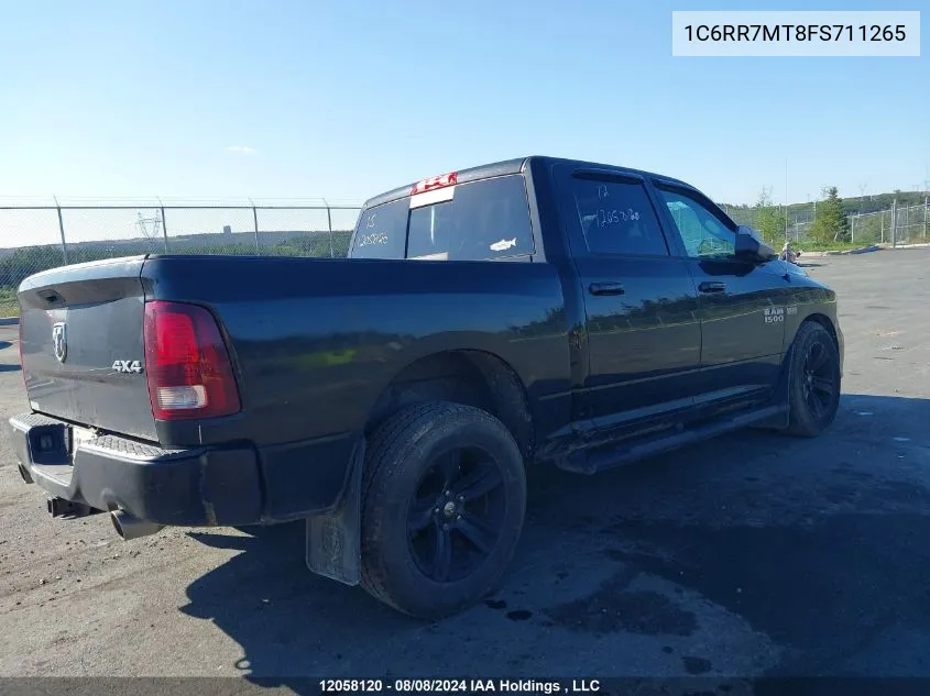 1C6RR7MT8FS711265 2015 Ram 1500 Sport