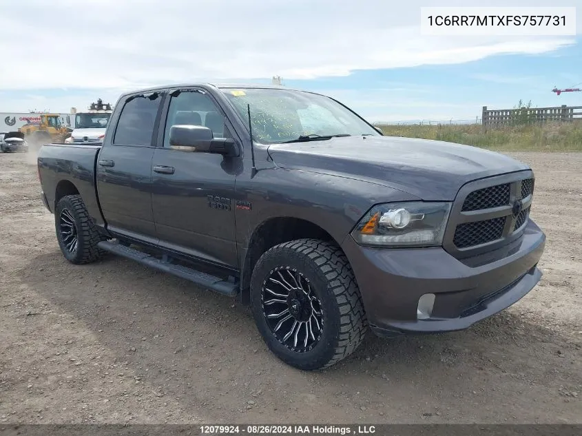 2015 Ram 1500 Sport VIN: 1C6RR7MTXFS757731 Lot: 12079924