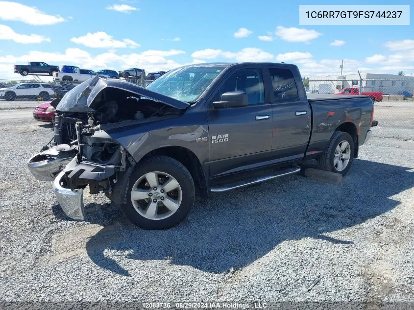 2015 Ram 1500 Slt VIN: 1C6RR7GT9FS744237 Lot: 12083735