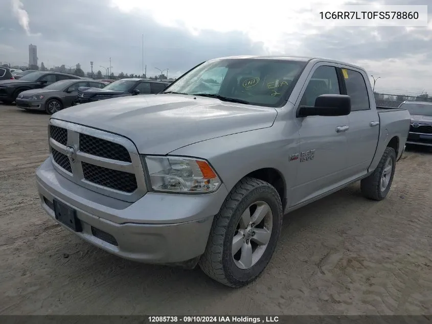 2015 Ram 1500 Slt VIN: 1C6RR7LT0FS578860 Lot: 12085738