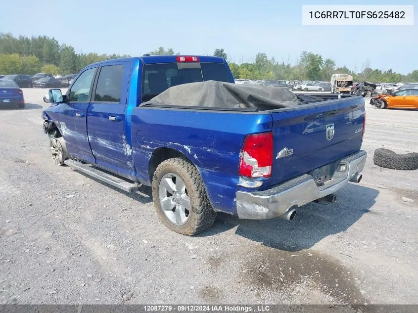 2015 Ram 1500 Slt VIN: 1C6RR7LT0FS625482 Lot: 12087279