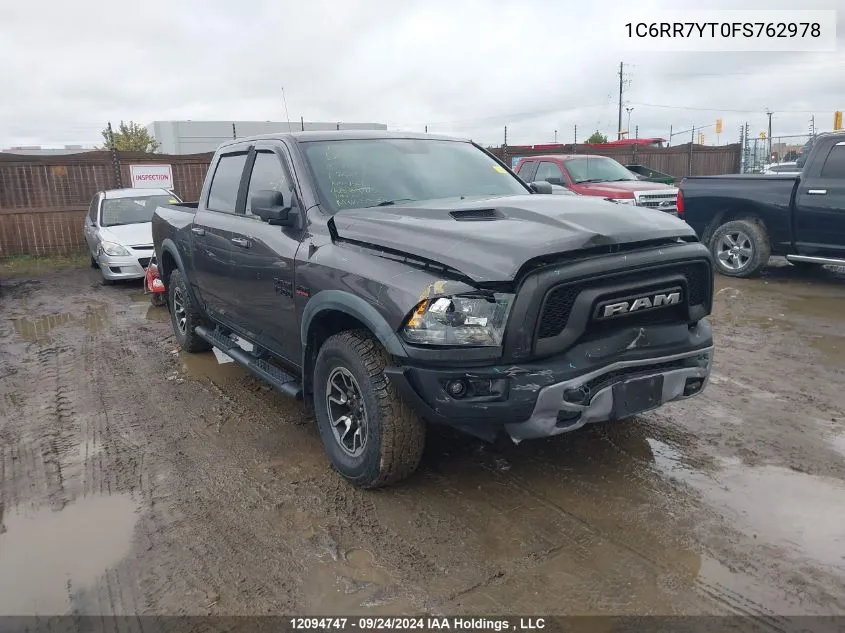 1C6RR7YT0FS762978 2015 Ram 1500 Rebel