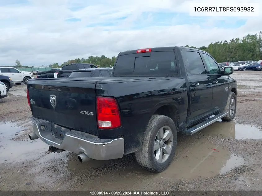 1C6RR7LT8FS693982 2015 Ram 1500 Slt