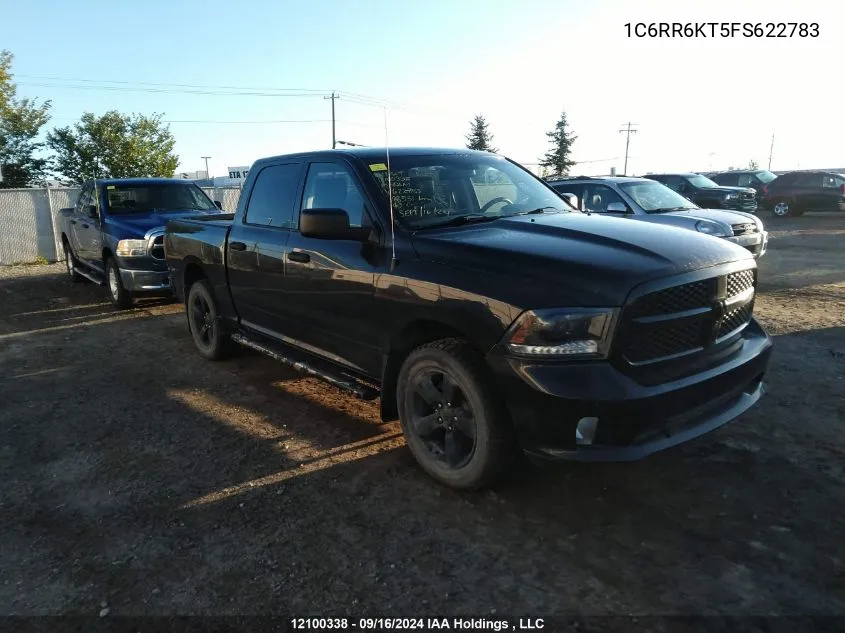 2015 Ram 1500 St VIN: 1C6RR6KT5FS622783 Lot: 12100338