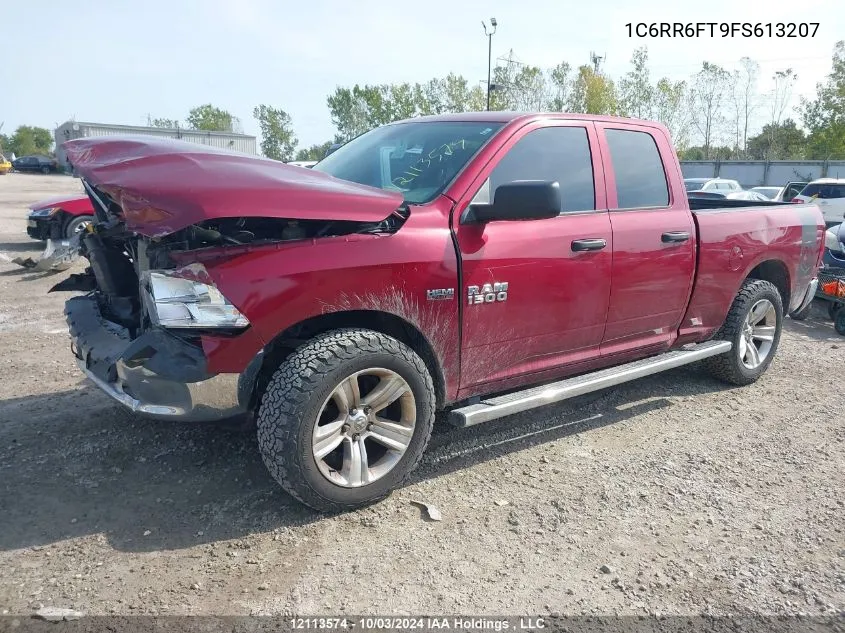 2015 Ram 1500 St VIN: 1C6RR6FT9FS613207 Lot: 12113574