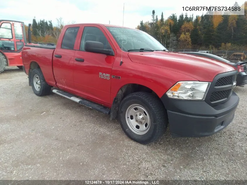 2015 Ram 1500 Tradesman VIN: 1C6RR7FM7FS734588 Lot: 12124678