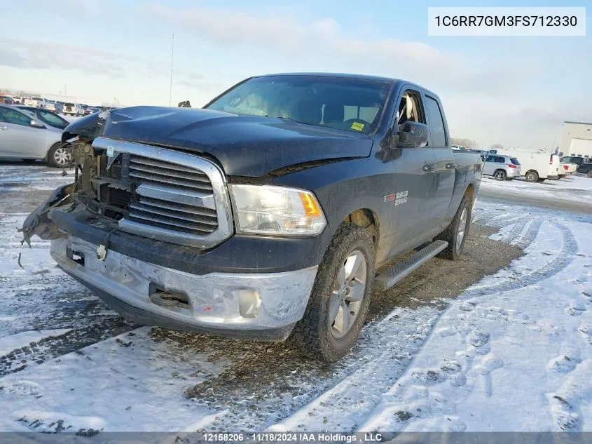 2015 Ram 1500 Slt VIN: 1C6RR7GM3FS712330 Lot: 12158206