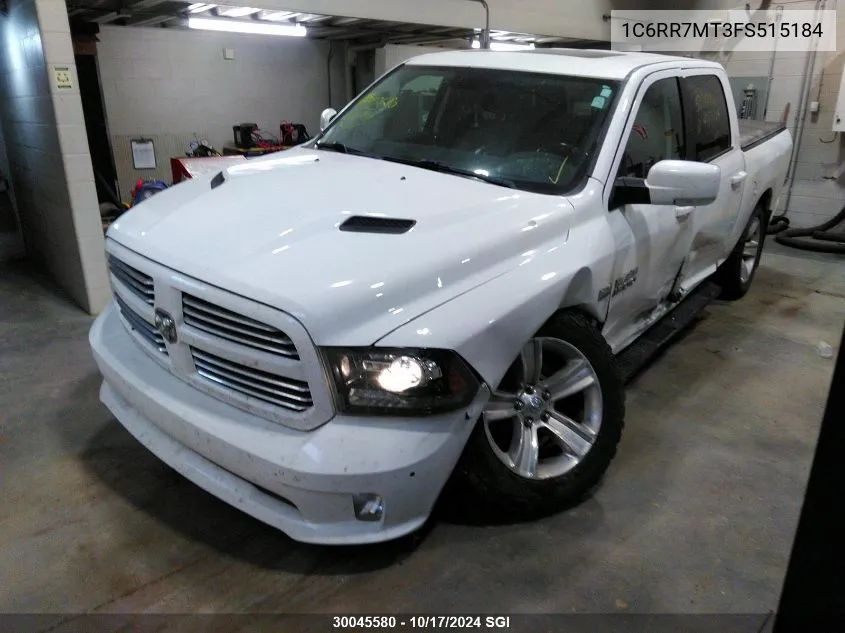 2015 Ram 1500 Sport VIN: 1C6RR7MT3FS515184 Lot: 30045580