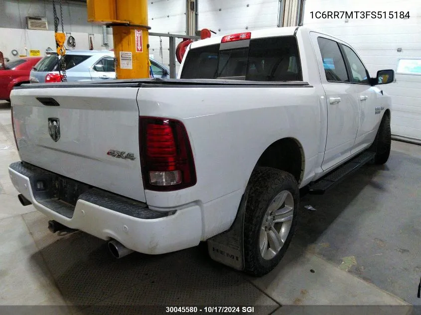 2015 Ram 1500 Sport VIN: 1C6RR7MT3FS515184 Lot: 30045580