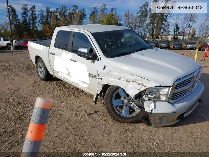 2015 Ram 1500 Slt VIN: 1C6RR7LT9FS665043 Lot: 30046671