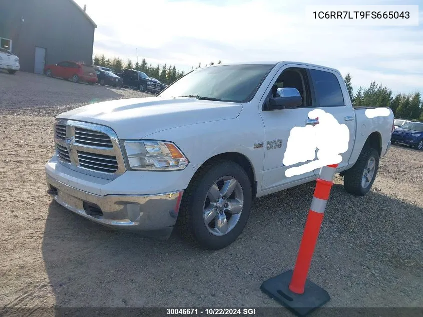 2015 Ram 1500 Slt VIN: 1C6RR7LT9FS665043 Lot: 30046671