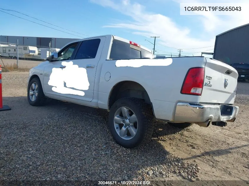 2015 Ram 1500 Slt VIN: 1C6RR7LT9FS665043 Lot: 30046671