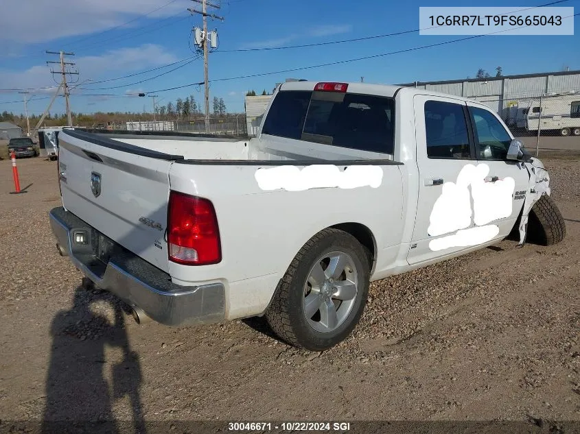 2015 Ram 1500 Slt VIN: 1C6RR7LT9FS665043 Lot: 30046671