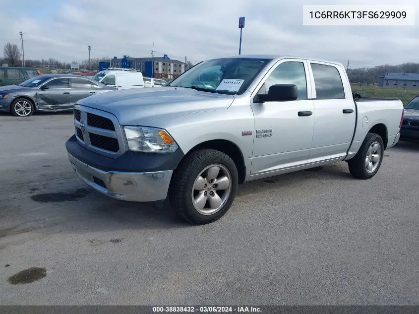 2015 Ram 1500 Tradesman VIN: 1C6RR6KT3FS629909 Lot: 38838432