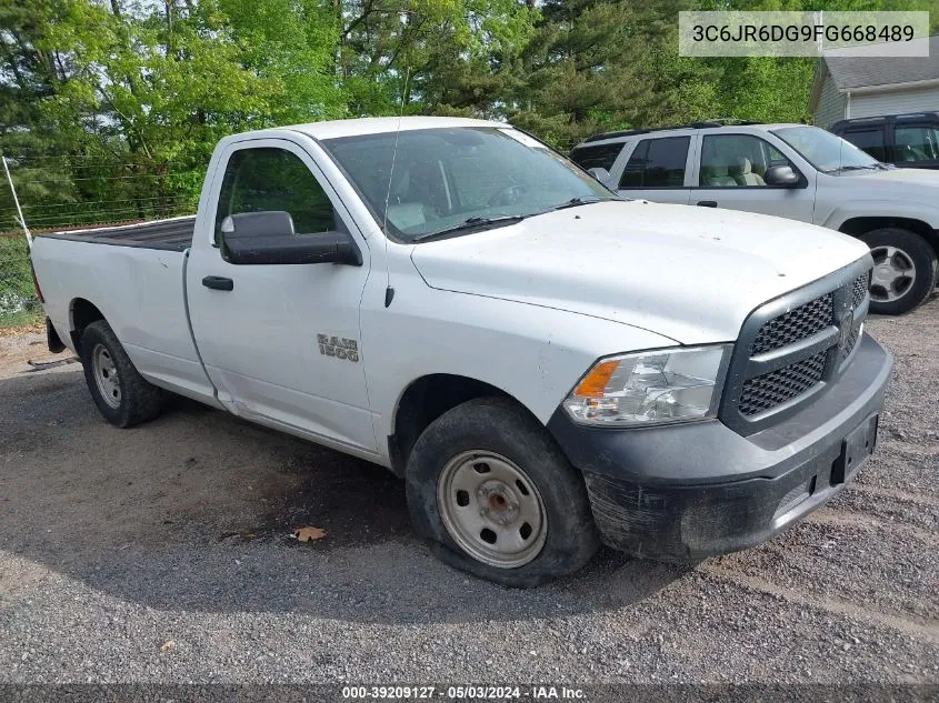 2015 Ram 1500 Tradesman VIN: 3C6JR6DG9FG668489 Lot: 39209127