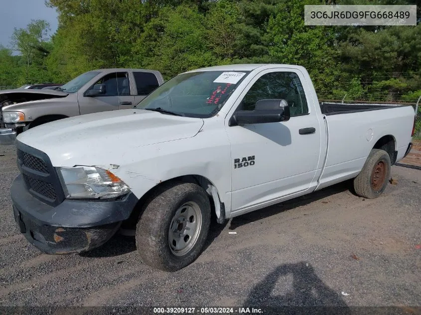 2015 Ram 1500 Tradesman VIN: 3C6JR6DG9FG668489 Lot: 39209127