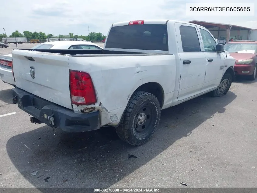 3C6RR6KT3FG605665 2015 Ram 1500 Tradesman