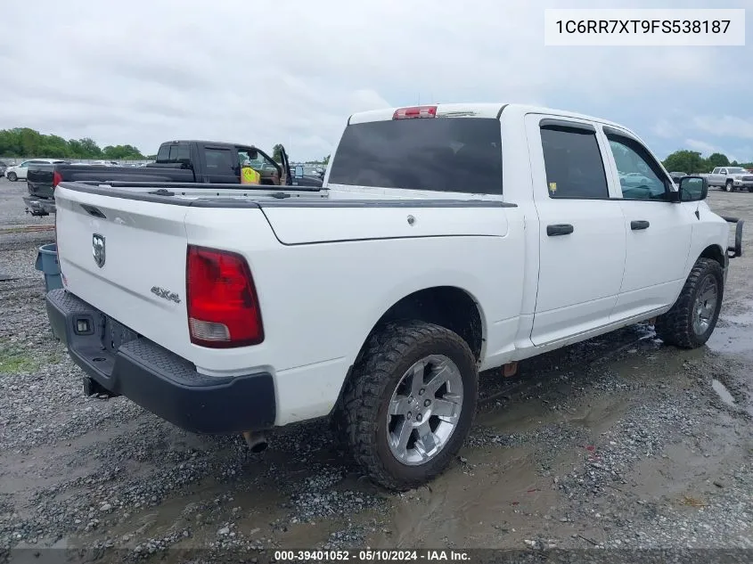 1C6RR7XT9FS538187 2015 Ram 1500 Ssv