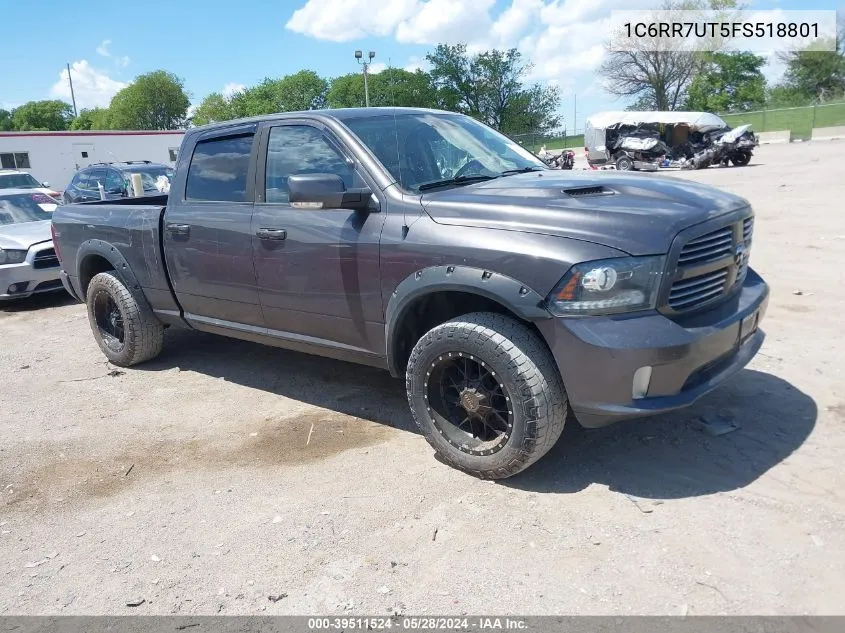 2015 Ram 1500 Sport VIN: 1C6RR7UT5FS518801 Lot: 39511524