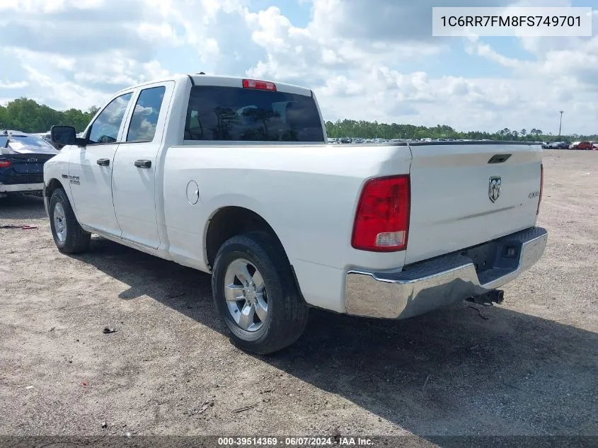 2015 Ram 1500 Tradesman VIN: 1C6RR7FM8FS749701 Lot: 40342741