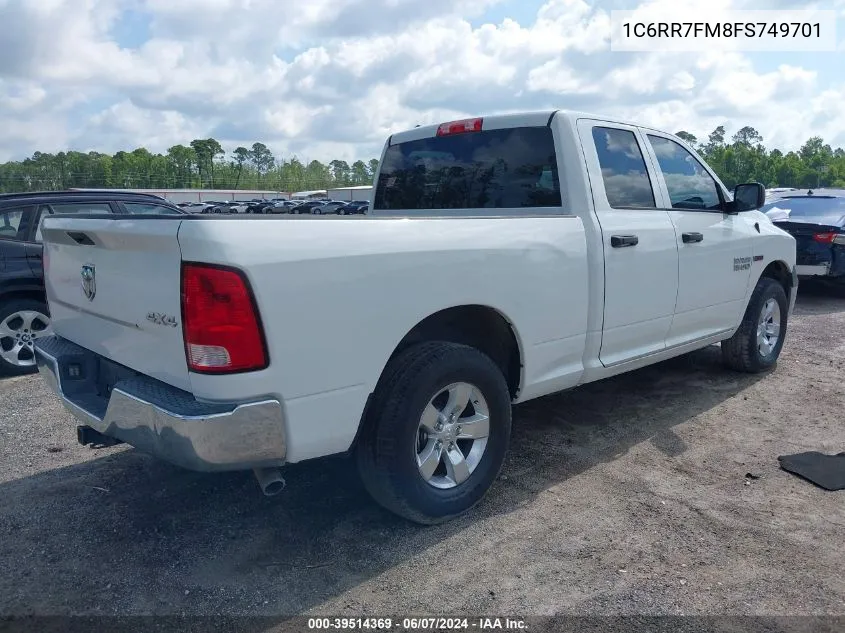 2015 Ram 1500 Tradesman VIN: 1C6RR7FM8FS749701 Lot: 40342741