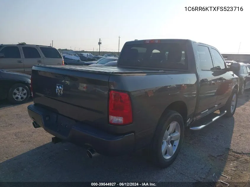 2015 Ram 1500 Express VIN: 1C6RR6KTXFS523716 Lot: 39544927