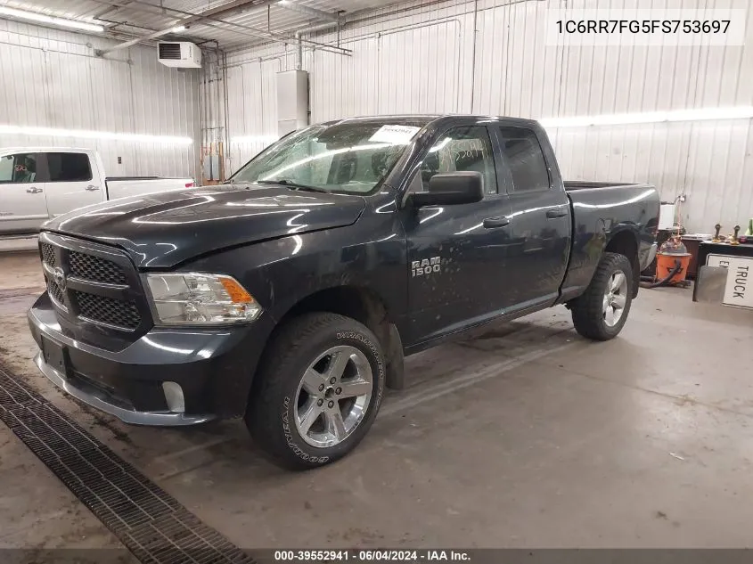 1C6RR7FG5FS753697 2015 Ram 1500 Express